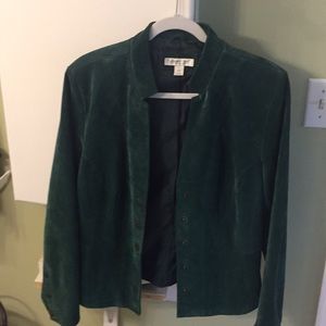 Coldwater Creek suede jacket.